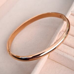 Χρυσό βραχιόλι στρογγυλό λεπτό