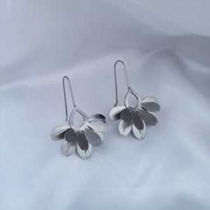 Σκουλαρίκια κρεμαστά γεωμετρικά λουλούδια