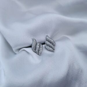 Σκουλαρίκια Waves στρας